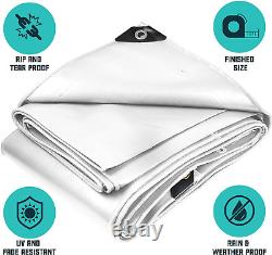 Core Tarps Extra Heavy Duty 16 Mil Tarp Cover, Waterproof, UV Resistant, Rip and