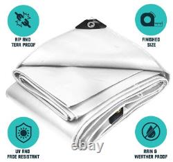 Core Tarps Extra Heavy Duty 16 Mil Tarp Cover Waterproof UV Resistant Rip and