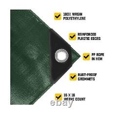 Core Tarps Extreme Heavy Duty 20 Mil Tarp Cover, Waterproof, UV Resistant, Ri