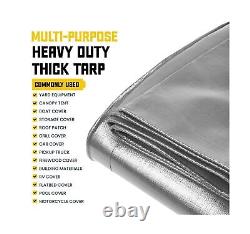 Core Tarps Extreme Heavy Duty 20 Mil Tarp Cover, Waterproof, UV Resistant, Ri