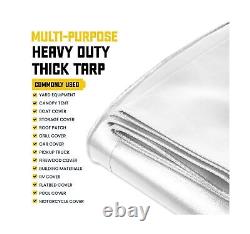 Core Tarps Extreme Heavy Duty 20 Mil Tarp Cover, Waterproof, UV Resistant, Ri