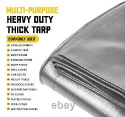 Core Tarps Extreme Heavy Duty 20 Mil Tarp Cover Waterproof UV Resistant Rip