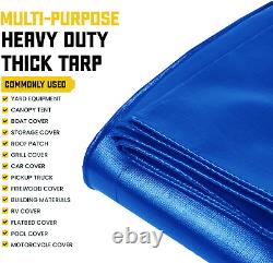 Core Tarps Extreme Heavy Duty 20 Mil Tarp Cover, Waterproof, UV Resistant, Rip a