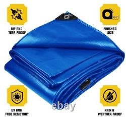 Core Tarps Heavy Duty 10 Mil Tarp Cover, Waterproof, UV Resistant, Rip and Te