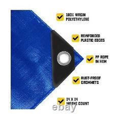 Core Tarps Heavy Duty 10 Mil Tarp Cover, Waterproof, UV Resistant, Rip and Te