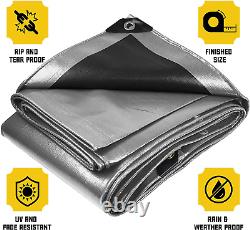 Core Tarps Heavy Duty 10 Mil Tarp Cover, Waterproof, UV Resistant, Rip and Tear