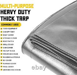 Core Tarps Heavy Duty 10 Mil Tarp Cover, Waterproof, UV Resistant, Rip and Tear