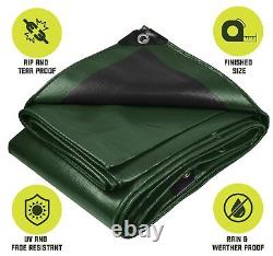 Core Tarps Heavy Duty 8 Mil Tarp Cover Waterproof UV Resistant Rip and Tear