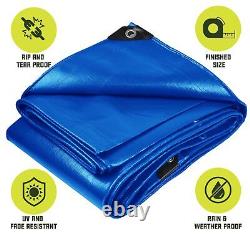 Core Tarps Heavy Duty 8 Mil Tarp Cover Waterproof UV Resistant Rip and Tear