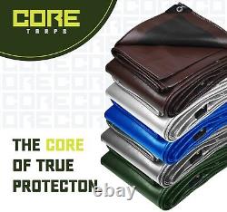 Core Tarps Heavy Duty 8 Mil Tarp Cover Waterproof UV Resistant Rip and Tear