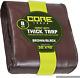 Core Tarps Heavy Duty 8 Mil Tarp Cover, Waterproof, UV Resistant, Rip and Tear P