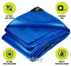 Core Tarps Heavy Duty 8 Mil Tarp Cover Waterproof UV Resistant Rip and Tear P