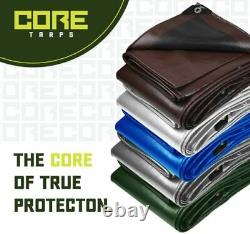 Core Tarps Heavy Duty 8 Mil Tarp Cover Waterproof UV Resistant Rip and Tear P