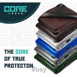 Core Tarps Tarp 20' X 30' Waterproof Uv Resistant Heavy Duty Polyethylene 16 Mil