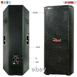 DJ Speakers 15 inch Outdoor Speaker System 5Core 15x2 700DX 2PCS