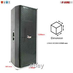 DJ Speakers 15 inch Outdoor Speaker System 5Core 15x2 700DX 2PCS