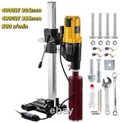 Diamond Core Drill Rig Stand Heavy Duty Concrete Drilling Machine Kit 4800W 498