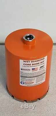 Diamond Products 00007 4 Heavy Duty Orange Wet Core Bit