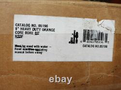 Diamond Products 05196, 9 Heavy Duty Orange Core Bore Bit BH9000