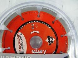 Diamond Products Core Cut 12437 5x. 250x7/8 Heavy Duty Orange Tuck Point Blade