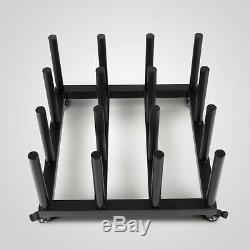 Digital Media Vinyl Cart Mobile Rack 16-Roll Capacity 2 Core Heavy Duty