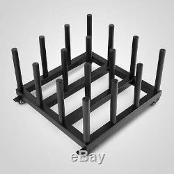 Digital Media Vinyl Cart Mobile Rack 16-Roll Capacity 2 Core Heavy Duty