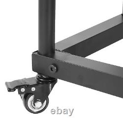 Digital Media Vinyl Cart Mobile Rack 16-Roll Capacity Core Heavy Duty