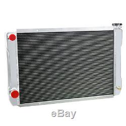 Double Pass Aluminum Radiator 2Row 1Core 31x19 Heavy Duty Ford & Mopar Style