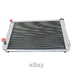 Double Pass Aluminum Radiator 2Row 1Core 31x19 Heavy Duty Ford & Mopar Style