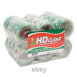 Duck Heavy-Duty Carton Packaging Tape, 3 Core, 1.88 x 55 yds, Clear, 24/Pack