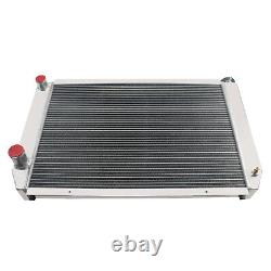 Extreme 4 Row Aluminum Cooling Radiator 31 x19 For Heavy Duty Ford Mopar Style