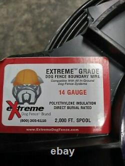 Extreme Dog Fence Ultimate Pure Solid Copper Core Spool 14 Gauge, 2000 SQ FT