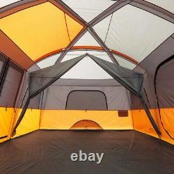 Family Tent Valley Camping Core 12 Person Full Ventilation 4 Queen Size Air Bed