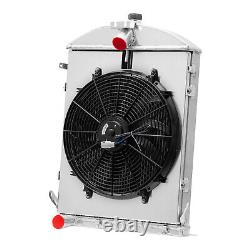 Fits 1930 1931 Ford Model AA Double A Heavy Duty 3.3L 3 CORE Radiator Shroud Fan