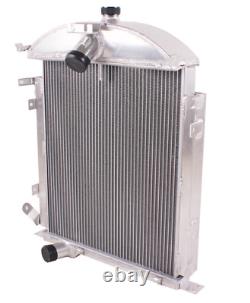 For 1928 1929 Ford Model A Heavy Duty L4 3.3L 3-Core Row Cooling Racing Aluminum