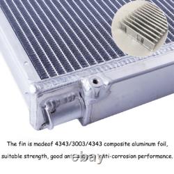 For 1928 1929 Ford Model A Heavy Duty L4 3.3L 3-Core Row Cooling Racing Aluminum