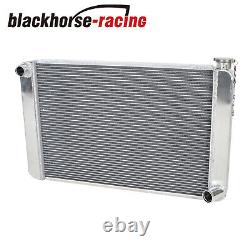 For Chevy GM SBC Heavy Duty Universal 31 x 19 3 Row Aluminum Cooling Radiator