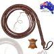 Genuine Leather Bull Whip 08 Ft Long, 16 Plaits Heavy Duty Cow Hide Core Whips