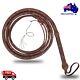 Genuine Leather Bull Whip 10 Ft Long, 16 Plaits Heavy Duty Cow Hide Core Whips