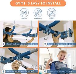 Gym1 Deluxe Doorway Gym Pull-Up Bar, Heavy-Duty Home Gym Core Unit Offers a Wide