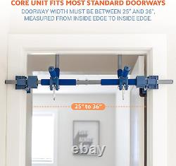 Gym1 Deluxe Doorway Gym Pull-Up Bar, Heavy-Duty Home Gym Core Unit Offers a Wide