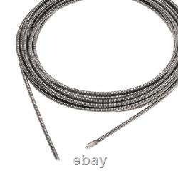Heavy Duty 1/2-Inch x 75-Feet Solid Core Drain Cleaning Cable Black Nylon