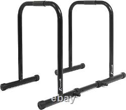 Heavy-Duty Adjustable Dip Bar Station Ideal for Triceps, Chest, Core Workouts