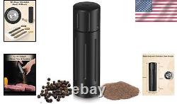 Heavy-Duty Aluminum Pepper Mill with CNC 430 Steel Core 10X Output Efficiency