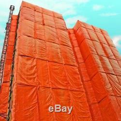 Heavy Duty Concrete Curing Insulated Blanket 3/16 Foam Core Tarp PE Coated