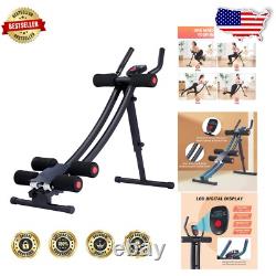 Heavy-Duty Core Strength Trainer with Digital Display Ideal for Home Workouts