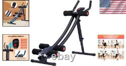 Heavy-Duty Core Strength Trainer with Digital Display Ideal for Home Workouts