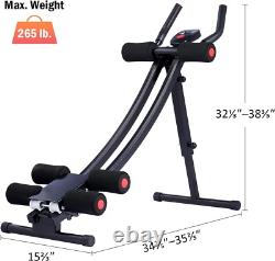 Heavy-Duty Core Strength Trainer with Digital Display Ideal for Home Workouts