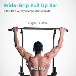 Heavy Duty Dip Station Power Tower Pull Push Chin Up Bar Gym Fitness Core OT061