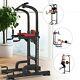 Heavy Duty Dip Station Power Tower Pull Push Chin Up Bar Home Gym Fitness Core